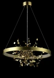 Подвесная люстра Crystal Lux Garden SPLED+3 D600 GOLD