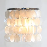 Настенный светильник Eurosvet Sandra 60084/2 хром/перламутр (220V)