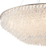 Подвесная люстра (12028/16PL Chrome) Indigo Intrigo V000370 (220V, хрусталь, на тросе)