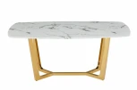 Стол обеденный IST-CASA Ланс DT-2852L,180х90х75 см, белый мрамор