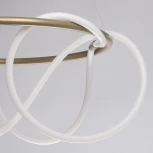 Подвесной светильник с гибким неоном DeMarkt Толедо 312013201 (LED, 220V, на тросе)