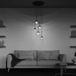 Подвесной светильник Maytoni Basic form MOD521PL-05G (220V, на проводе, шар)