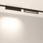 светильник магнитный MAG-VIBE-LASER-TURN-L209-12W Day4000-MIX (BK, 24 deg, 48V, TUYA Zigbee) (Arlight, IP20 Металл) 044177 (управление смартфоном, умный дом - Tuya Smart, Smart Life)