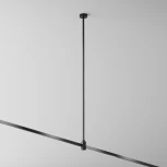 Крепление потолочное Long одинарное 760мм Flarity черный Maytoni Accessories for tracks Flarity TRA159С-SL1-B (24V)