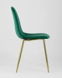 Стул Stool Group Валенсия велюр зеленый золотые ножки УТ000003334