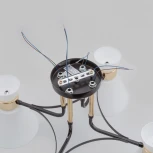 Потолочная люстра на штанге Imex MD.5692-4-S-COFFEE+FGD