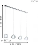Подвесной светильник Eglo Conessa 95912