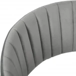 Стул Bradex Home полубарный Turin серый с золотыми ножками (FR 0911)