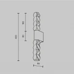 Настенный светильник Maytoni Selemo MOD328WL-L5CH3K (LED, 220V)
