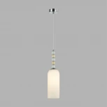 Подвесной светильник Lumion Tracy 8271/1A хром/голубой/желтый/белый, металл/стекло Е14 1*40W 220V (на проводе)