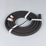 Светодиодная лента герметичная MonLIGHT-BLACK-SIDE-G280-D25mm 24V RGB 360deg (14.4 W/m, IP65, 3m, wire x1) (Arlight, Вывод боковой, 3 года) 047041