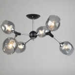 Потолочная люстра на штанге Reluce 04210-0.3-06 BK+CR (220V)