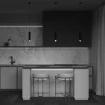 Подвесной светильник Lipari GU10 1x35Вт Maytoni Technical P044PL-01-40GU10-B (220V, на проводе, круглые)