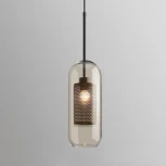 Подвесной светильник Catch Amber Cylinder S D12 ImperiumLoft Catch-Amber01 (197819-26)