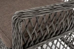 Обеденная группа плетеная, цвет графит 4SIS Эспрессо-80 L ECL2T1-3-SET graphite