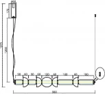 Подвесной светильник Maytoni Cosmo MOD210PL-L39BS3K (LED, 220V, на тросе)