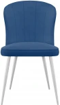 Стул 209 B8 BLUE, ножки белые Dikline 00-00060785