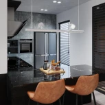 Светильник подвесной диммируемый (сенсер) Novotech Fermo 359308 OVER белый LED 14W+14W 4000K 220V (регулировка яркости, сенсорный выключатель, на тросе)