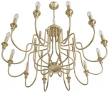 Подвесная люстра Lumion Suana 8318/12 шампань/металл E14 12*40W 220V (на цепи, подсвечник, свеча)