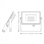 Прожектор уличный Gauss Qplus 613511320 (LED, 220V, IP65)