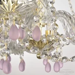 Подвесная люстра Bohemia 112 112/5/141 G V7010 (220V, подвески, на цепи, подсвечник, свеча)