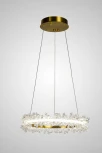 Подвесной светильник светодиодный AM Group AM455 L400 POLISHED GOLD (220V, на проводе, кольцо)
