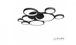 Потолочная люстра iLedex Ring Star 9004-8L-X BK