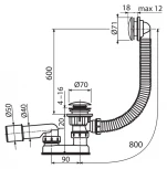 Слив-перелив Ravak X01472
