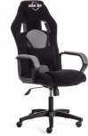 Кресло DRIVER (22) флок/ткань, черный/серый, 35/TW-12 Tetchair 19290