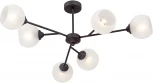 Потолочная люстра на штанге Vitaluce V3791-1/6PL, 6xE27 макс. 40Вт V3791-1/6PL (220V, шарики, молекулы)