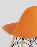 Стул Stool Group Eames Style DSW оранжевый УТ000002358