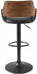 Стул барный ESF JY3143X-L черный/орех/черный