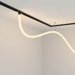 Трековый подвесной светильник с гибким неоном гибкий 48V Tau Exility 3000K 50Вт 360° LED (магнитный) Maytoni Technical TR101-2-50W3K-B