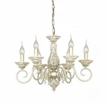 Подвесная люстра Favourite Gesso 1141-6P (220V, на цепи, подсвечник, свеча)