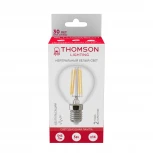 Лампочка светодиодная филаментная прозрачный шар E14 5W Thomson Globe TH-B2082