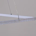 Подвесной светильник светодиодный с пультом Reluce 06316-3.9-01 WH (ночной режим, 220V, на тросе, кольцо)