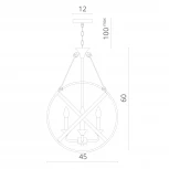 Подвесной светильник Divinare Tor 2633/04 SP-3