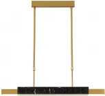 Подвесной светильник Odeon Light Marmi 4361/25L MIDCENT черный мрамор/антич. бронза/металл/акрил IP20 LED 25W 3000K 220V