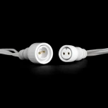 Гирлянда Нить 10м Белая 24В, 75 LED, Провод Белый Каучук, IP65