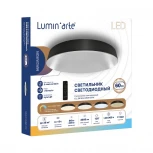 Светодиодный светильник потолочный 60W CCT 3000-6500K с ПДУ черный матовый Lumin'arte Macaron CLL56
