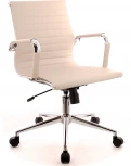 Компьютерное кресло для оператора Leo T экокожа бежевый