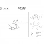 Потолочная люстра Freya Desi FR5006CL-06B