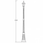 Наземный фонарь Oasis Light 91309S Bl (220V, IP44)