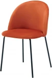Стул C-962 оранжевый G062-24/матовый черный