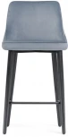Полубарный стул Woodville Атани серо-синий / черный 528458
