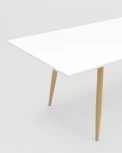 Стол обеденный Stool Group Стокгольм раскладной 160-220*90 белый УТ000003490