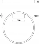 Потолочный светильник Maytoni Rim MOD058CL-L35BS4K