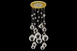 Встраиваемый светильник хрустальный Dio D'Arte Osimo Gold GU10.5.14.8.204 G