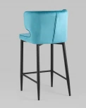 Стул полубарный Stool Group Матео велюр темно-бирюзовый УТ000035024