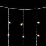 Гирлянда Занавес 2 x 1,5 м Тепло-Белый 220В, 192 LED, Провод Прозрачный ПВХ, IP20